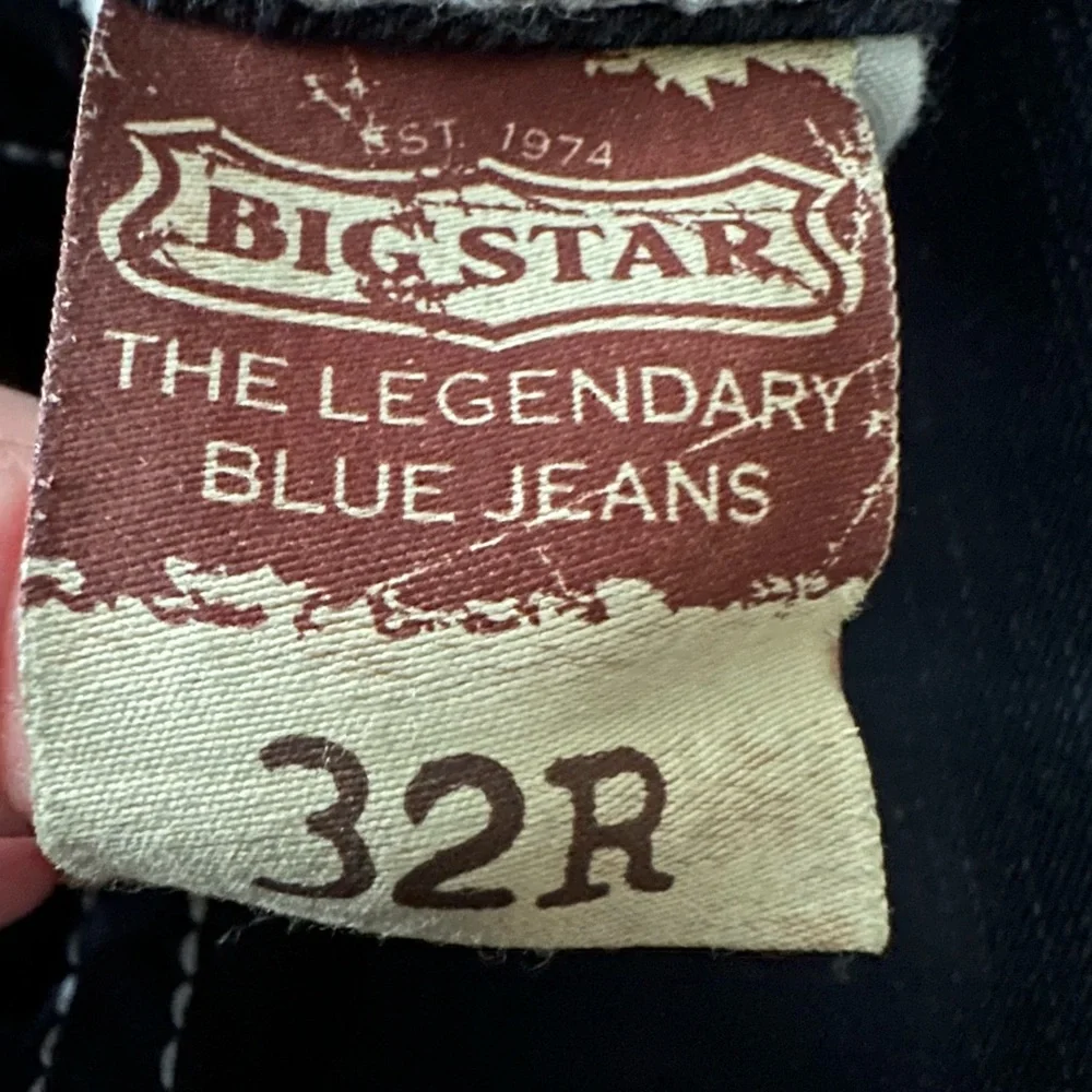 Vintage Collection “Big Star” ❤️ “LIV” Jeans  Size 32R - Picture 11 of 12